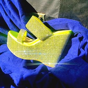 Rhinestone platforms